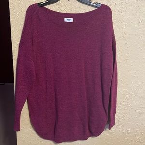 Oversized Maroon Sweater